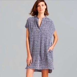 Vince Silk Static Tunic Dress